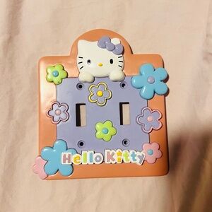 Vintage Hello Kitty Double Light-switch Cover